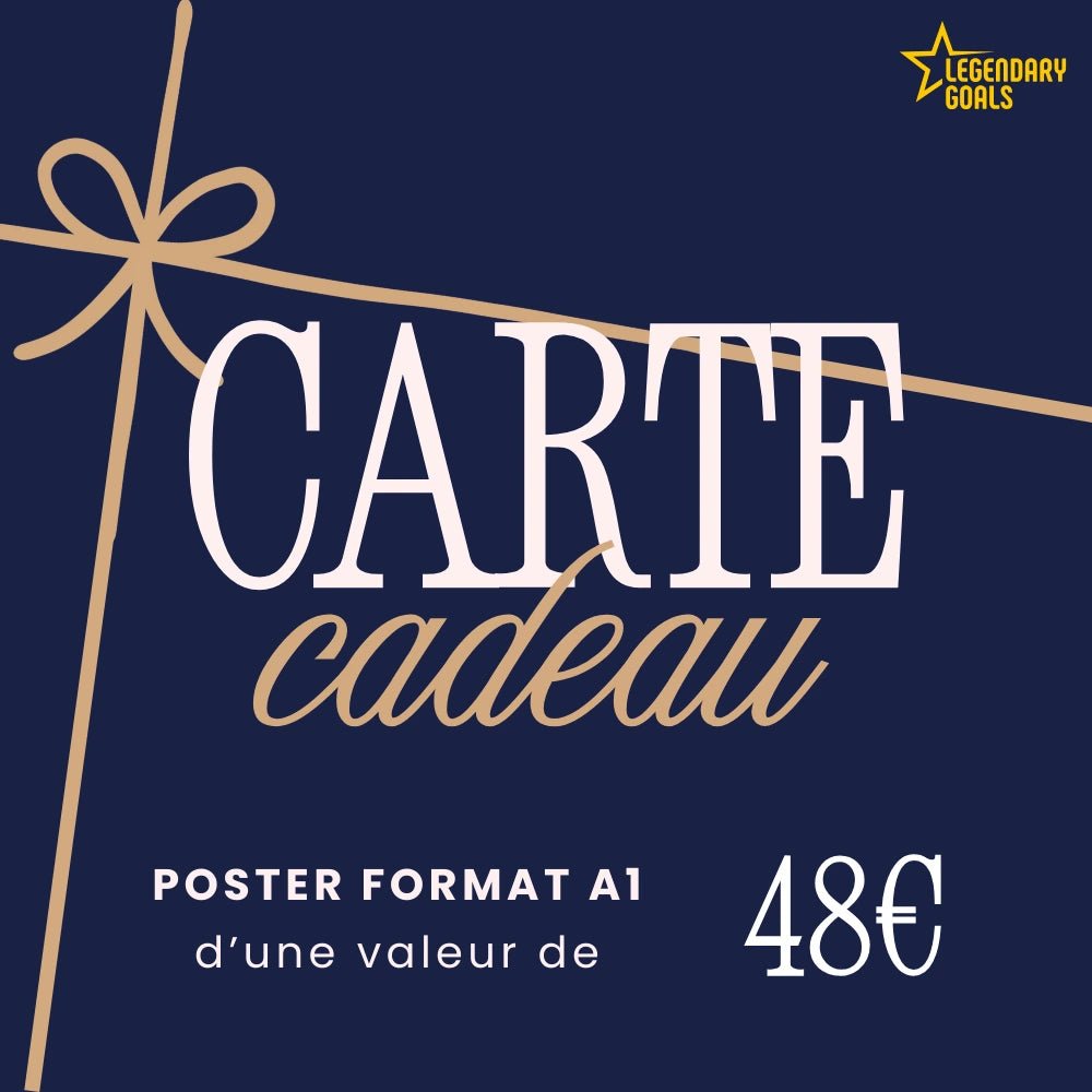 La Carte - Cadeau pour Passionné - Legendary Goals