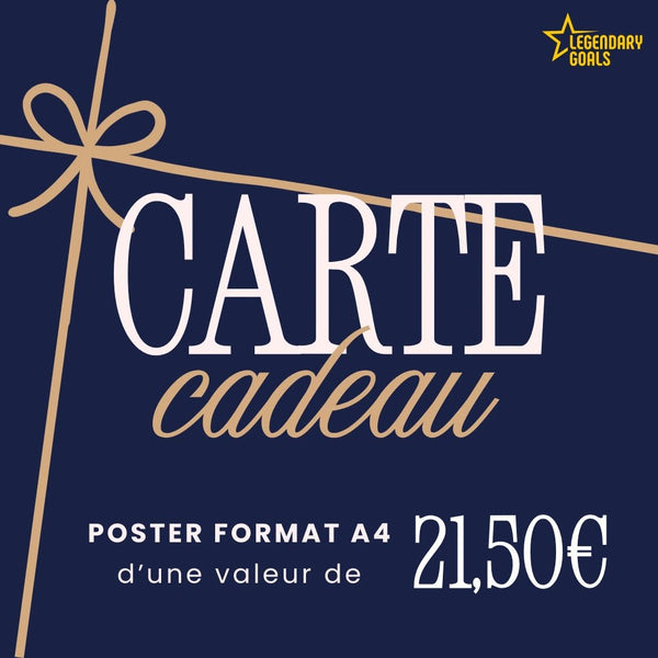 La Carte - Cadeau pour Passionné - Legendary Goals