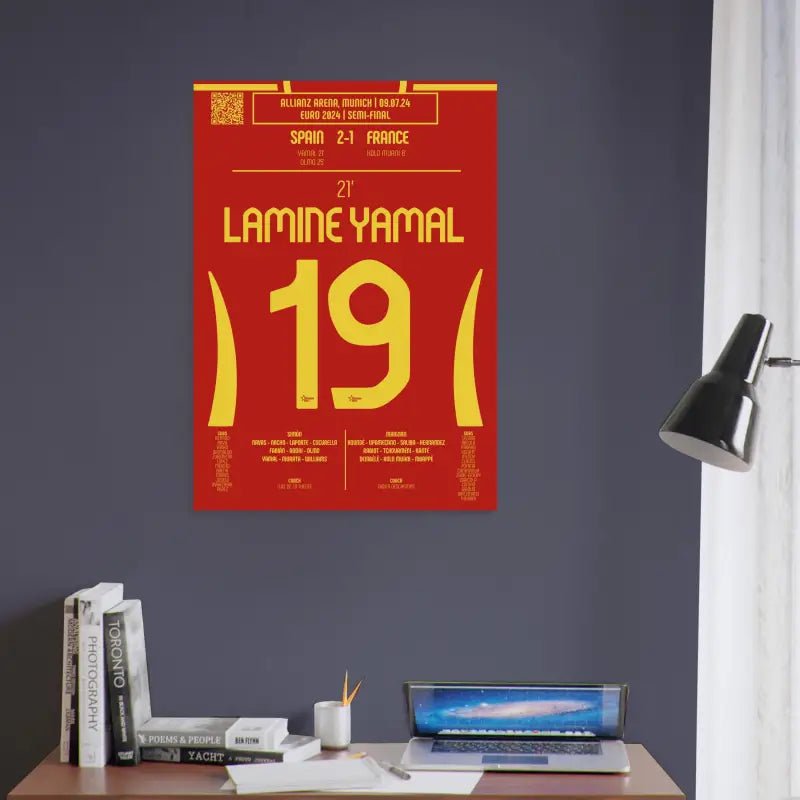 Lamine Yamal : But emblématique contre la France – Demi - finale de l'Euro 2024 - Espagne - Legendary Goals