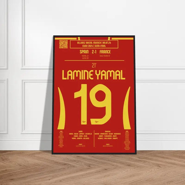 Lamine Yamal : But emblématique contre la France – Demi - finale de l'Euro 2024 - Espagne - Legendary Goals