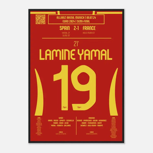 Lamine Yamal : But emblématique contre la France – Demi - finale de l'Euro 2024 - Espagne - Legendary Goals