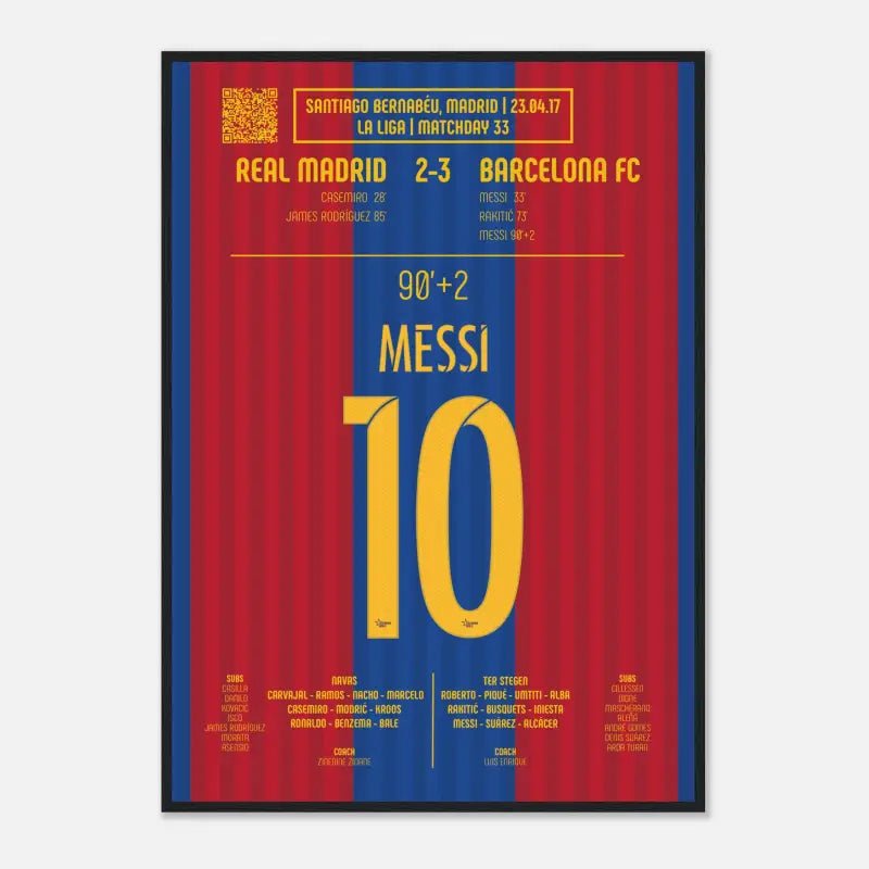 Lionel Messi 2017 : But décisif contre le Real Madrid - Legendary Goals