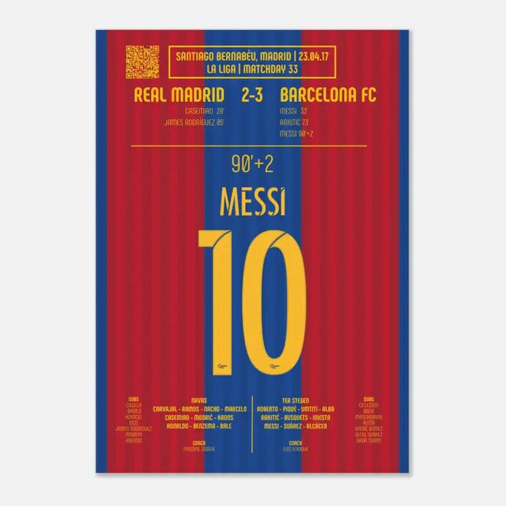 Lionel Messi 2017: Un gol decisivo contra el Real Madrid - Legendary Goals