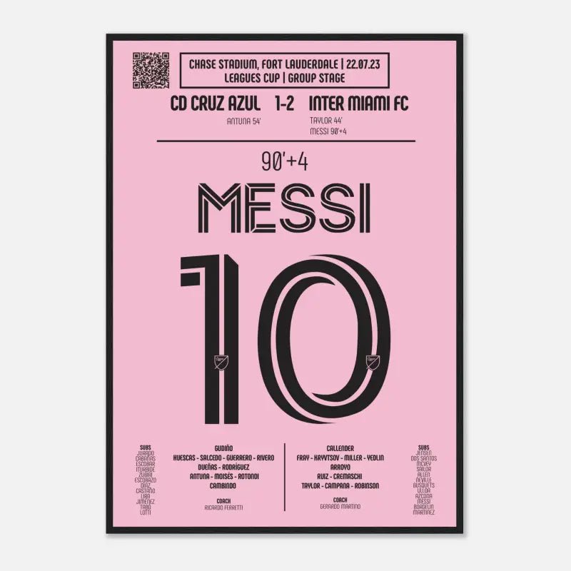 Lionel Messi : But emblématique contre Cruz Azul en Leagues Cup - Inter Miami 2023 - Legendary Goals