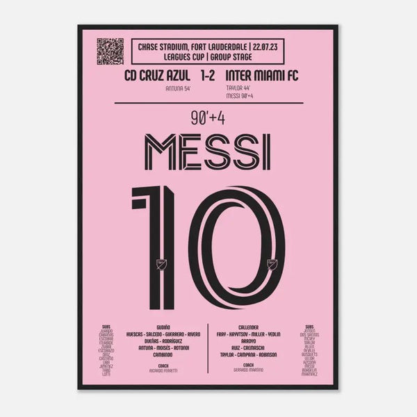 Lionel Messi : But emblématique contre Cruz Azul en Leagues Cup - Inter Miami 2023 - Legendary Goals