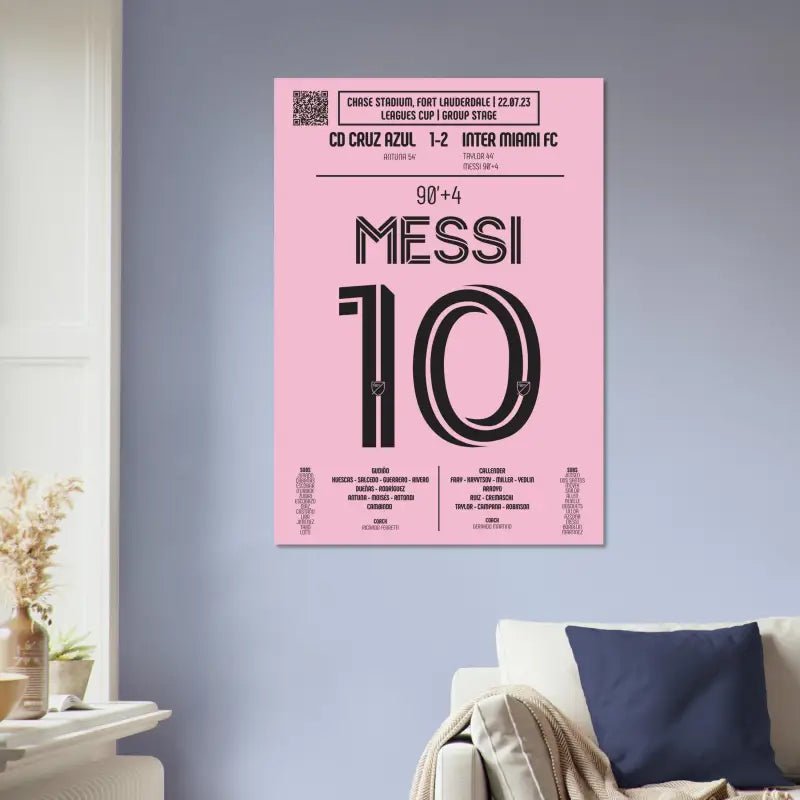 Lionel Messi : But emblématique contre Cruz Azul en Leagues Cup - Inter Miami 2023 - Legendary Goals