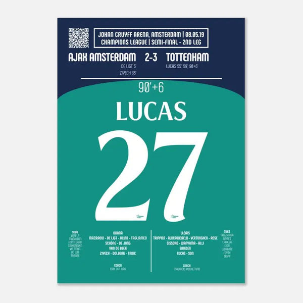 Lucas Moura : But emblématique contre l'Ajax – Tottenham 2019 - Legendary Goals