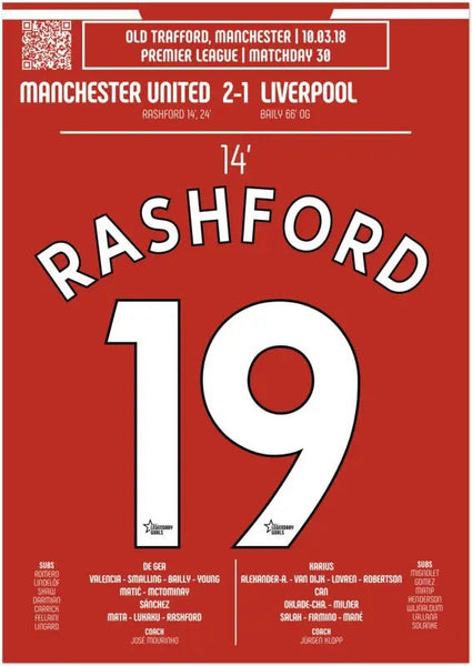 Marcus Rashford 2018 : But Iconique contre Liverpool - Legendary Goals