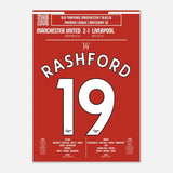 Marcus Rashford 2018 : But Iconique contre Liverpool - Legendary Goals