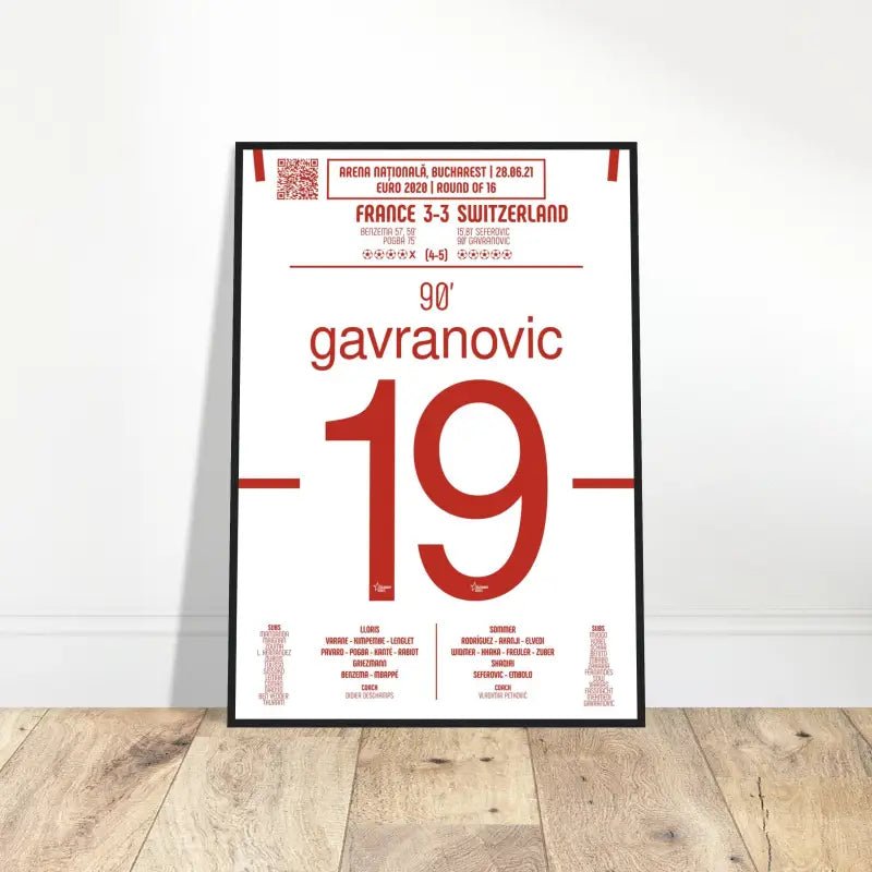 Mario Gavranovic – Égalisation inoubliable contre la France – Suisse Euro 2020 - Legendary Goals