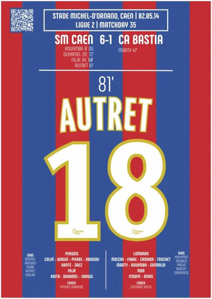 Mathias Autret 2014 : But Mémorable contre le CA Bastia - Legendary Goals