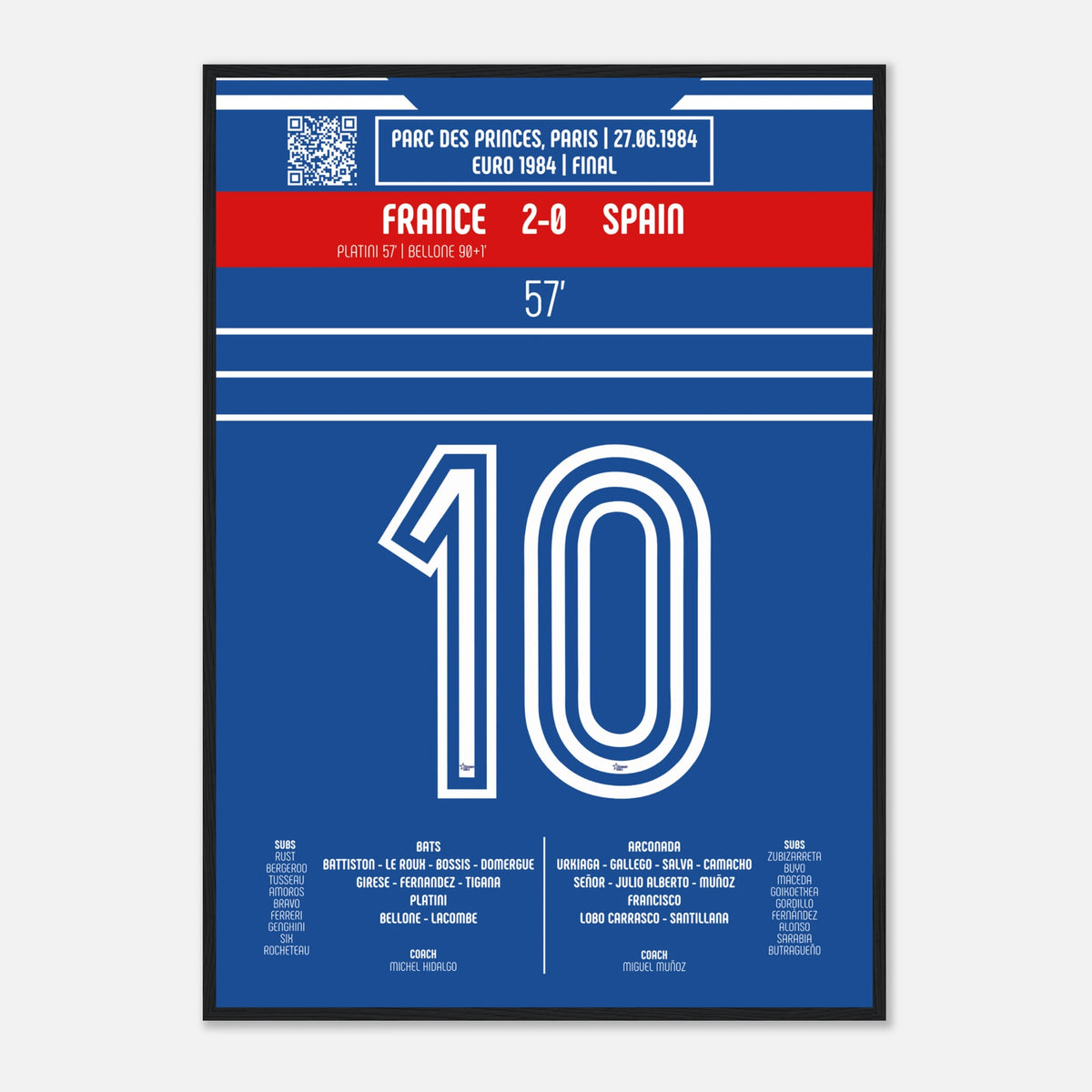 Michel Platini 1984 : Le But Qui Ouvre la Voie au Sacre - Legendary Goals