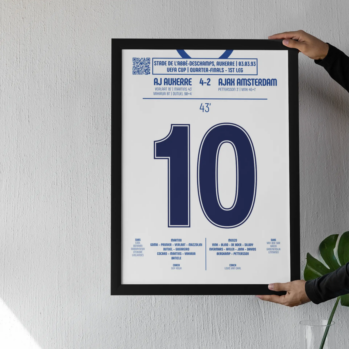 Corentin Martins 1993 : Le coup franc mythique contre l’AFC Ajax