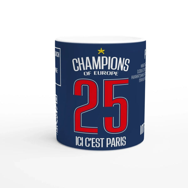 Mug Spécial PSG – Champions d’Europe 2025 - Legendary Goals