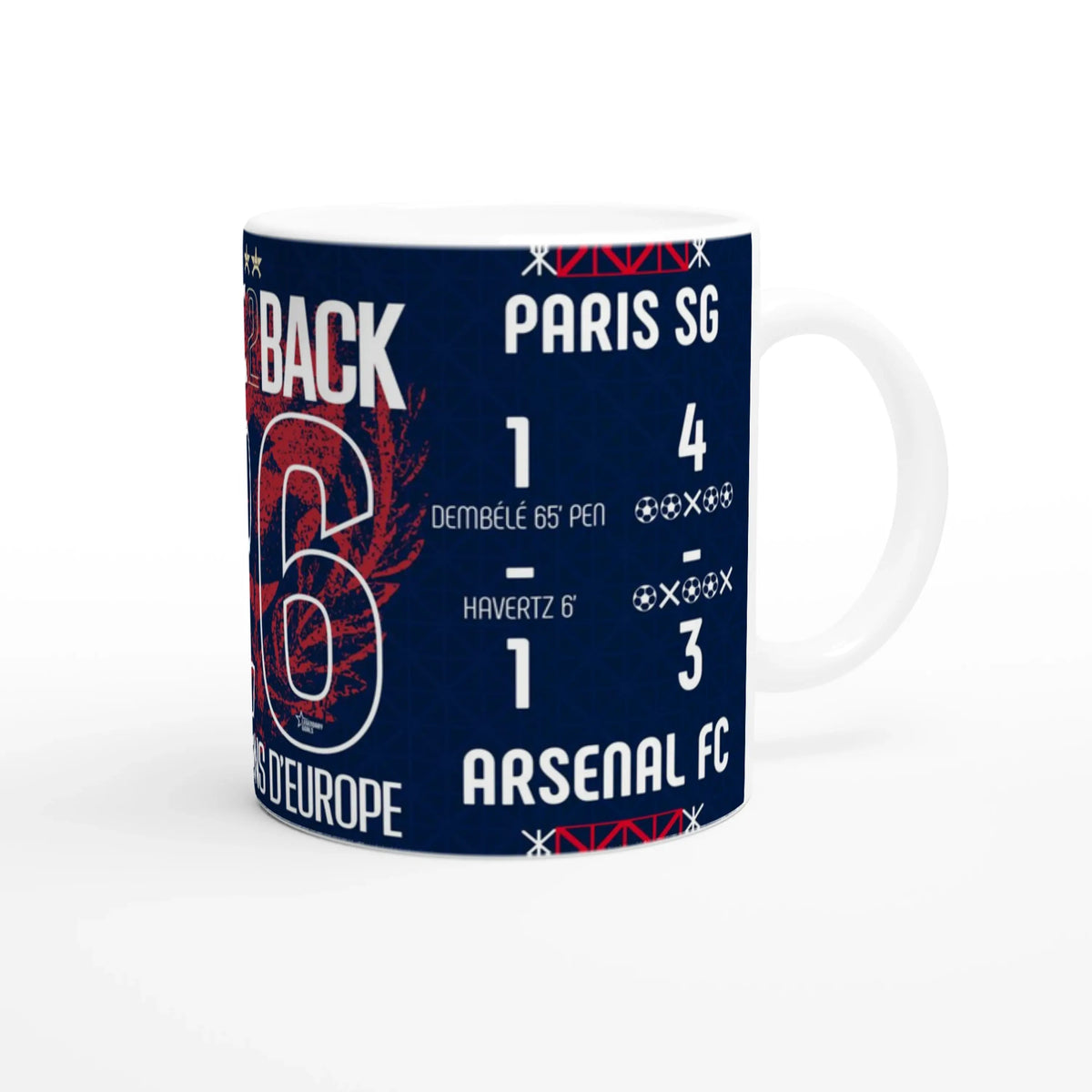 Mug Spécial PSG – Champions d’Europe 2026 - Legendary Goals