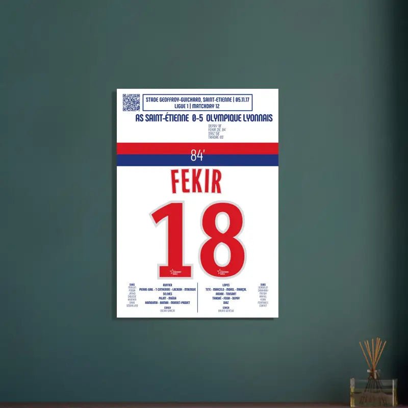 Nabil Fekir 2017 : But et Célébration Iconiques contre l’ASSE - Legendary Goals