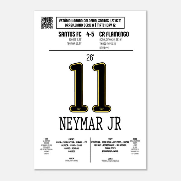 Neymar : But emblématique contre Flamengo – Santos 2011 - Legendary Goals