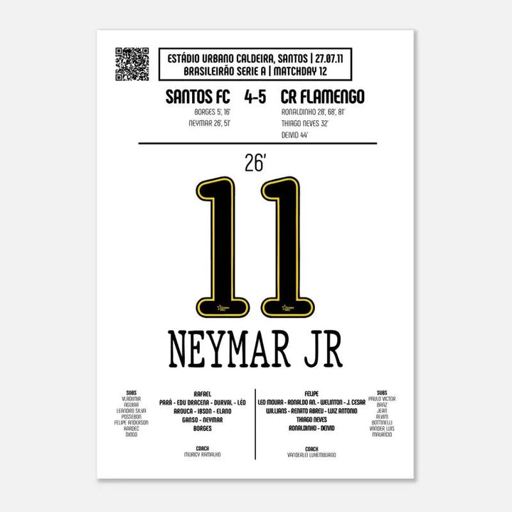 Neymar: Gol emblemática contra Flamengo