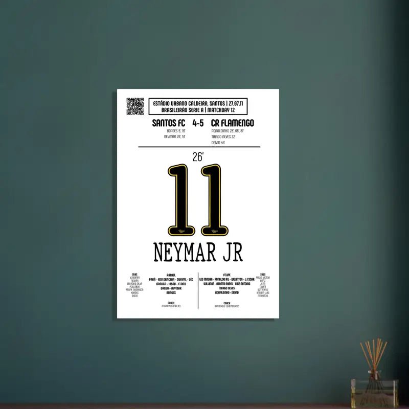 Neymar : But emblématique contre Flamengo – Santos 2011 - Legendary Goals
