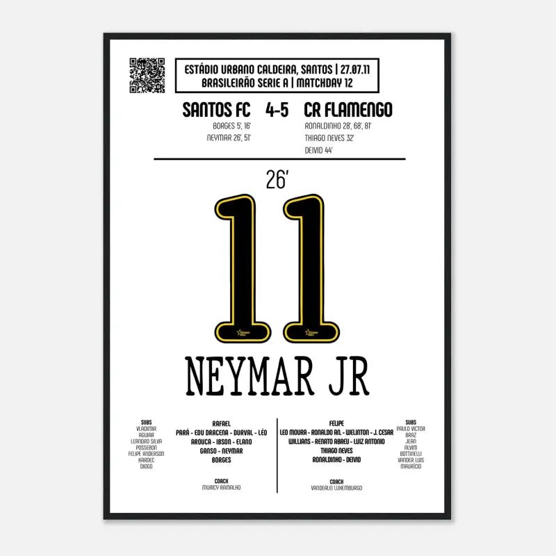 Neymar : But emblématique contre Flamengo – Santos 2011 - Legendary Goals