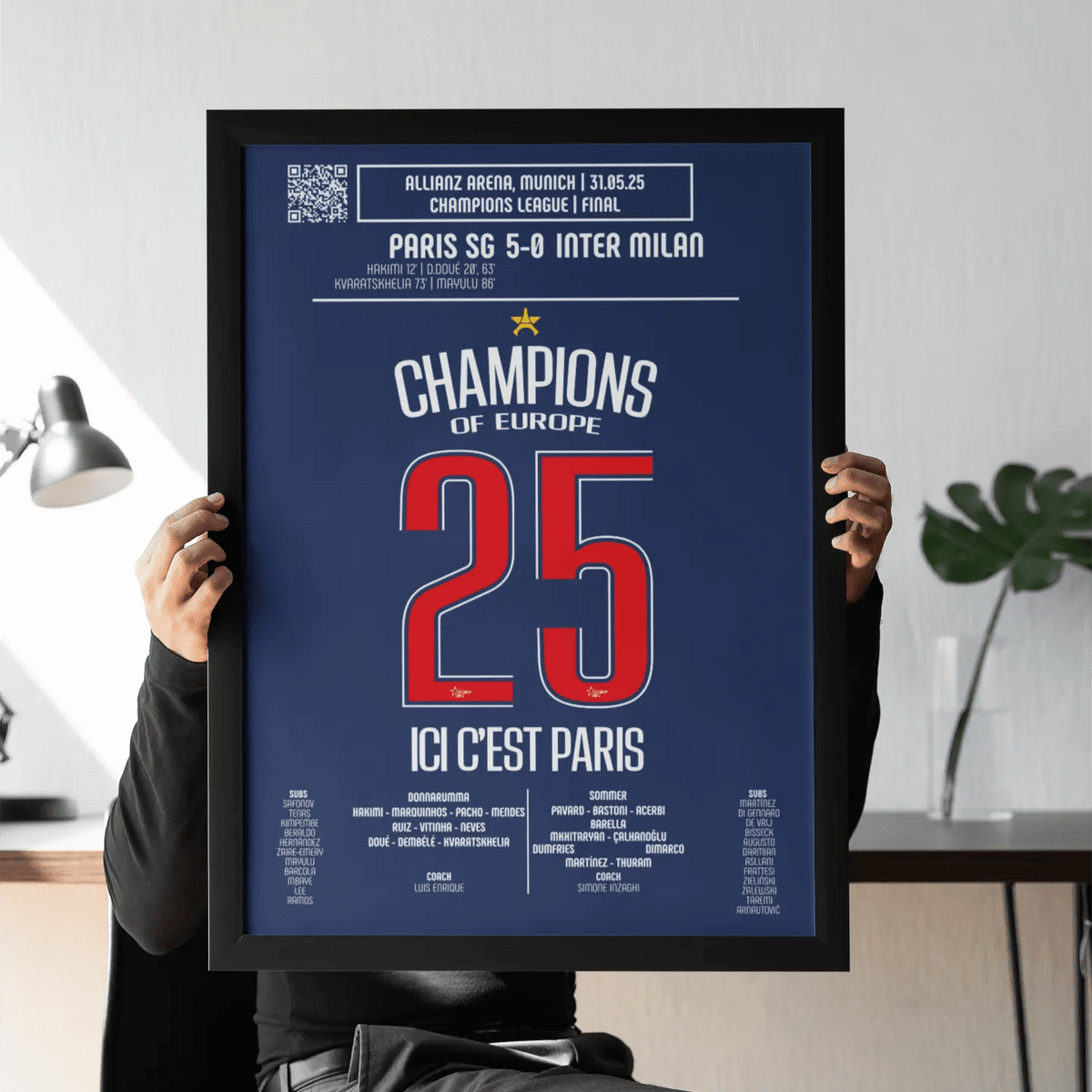 Paris Saint - Germain 2025 : Le Sacre Ultime (V2) - Legendary Goals