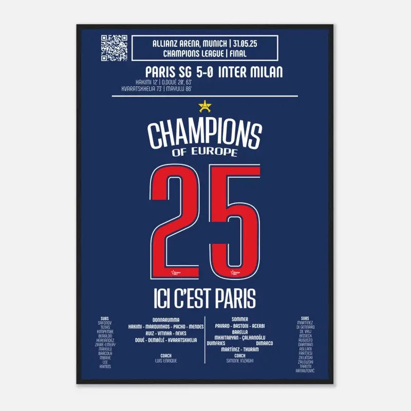 Paris Saint - Germain 2025 : Le Sacre Ultime (V2) - Legendary Goals
