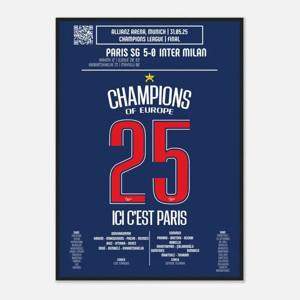 Paris Saint - Germain 2025 : Le Sacre Ultime (V2) - Legendary Goals