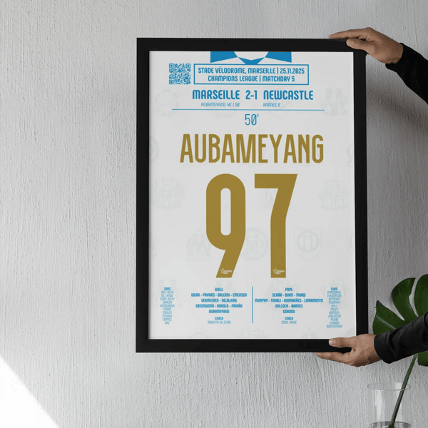 Pierre - Emerick Aubameyang 2025 : But décisif contre Newcastle - Legendary Goals