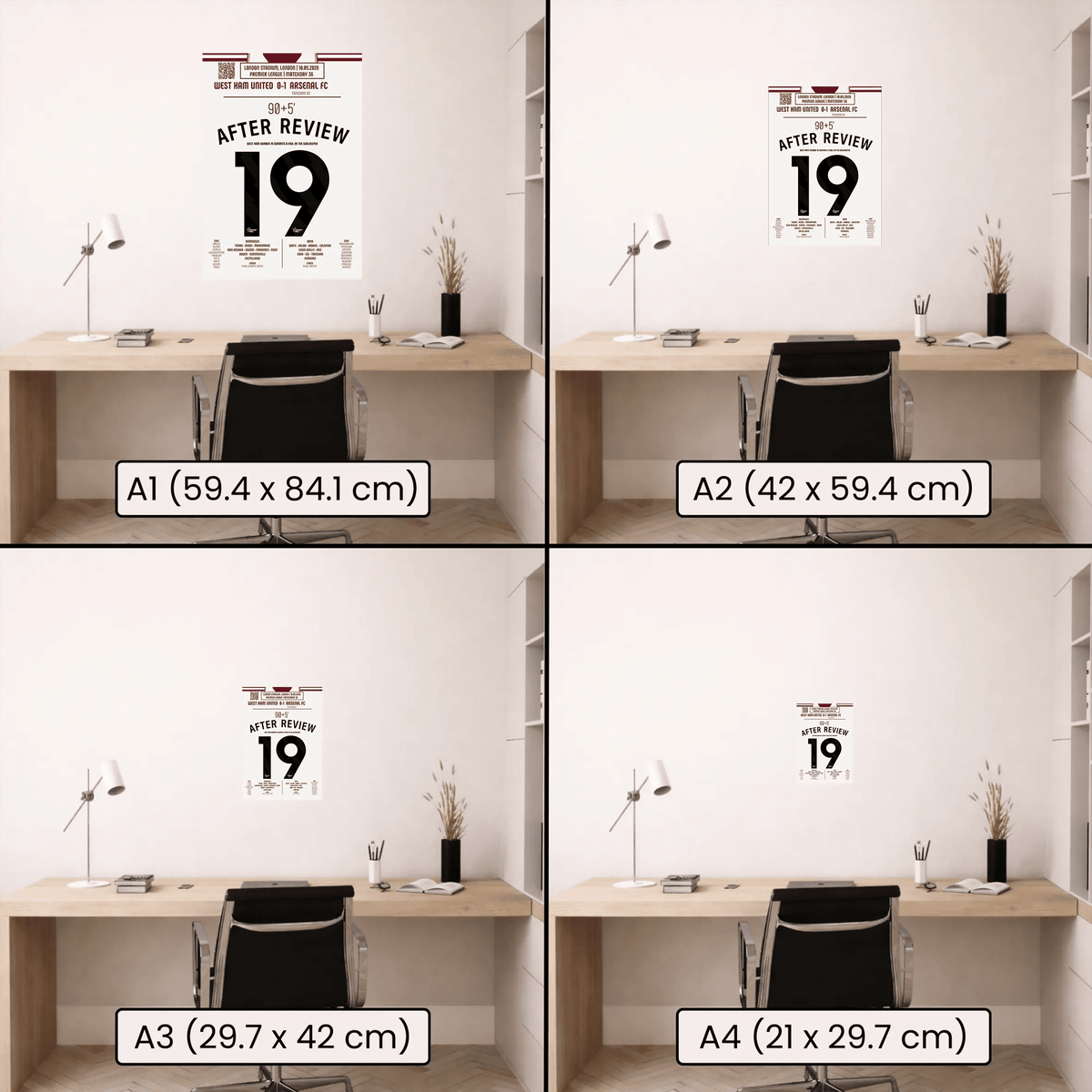Poster de la victoire d’Arsenal - West Ham vs Arsenal 2026 - Legendary Goals