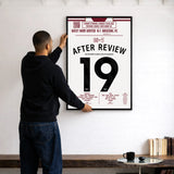 Poster de la victoire d’Arsenal - West Ham vs Arsenal 2026 - Legendary Goals