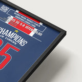 Poster de la victoire du Paris Saint - Germain - PSG vs Inter Milan 2025 (V1) - Legendary Goals