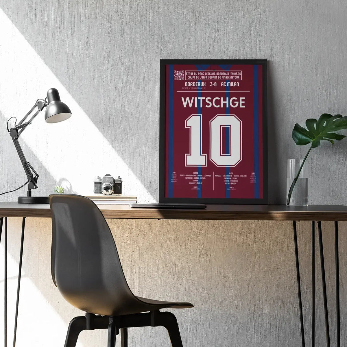 Poster de Richard Witschge – Bordeaux vs AC Milan 1996 - Legendary Goals