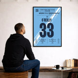 Poster du 1er but de O’Reilly – Arsenal vs Manchester City 2026 - Legendary Goals