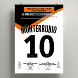 Poster du 1er but d’Olivier Monterrubio – Le Mans vs Lorient 2010 - Legendary Goals
