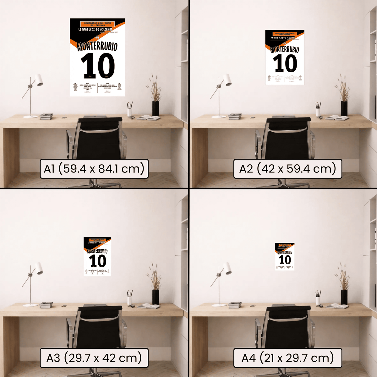 Poster du 1er but d’Olivier Monterrubio – Le Mans vs Lorient 2010 - Legendary Goals