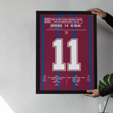 Poster du 2e but de Christophe Dugarry – Bordeaux vs AC Milan 1996 - Legendary Goals