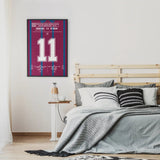 Poster du 2e but de Christophe Dugarry – Bordeaux vs AC Milan 1996 - Legendary Goals