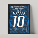Poster du 2e but de Kylian Mbappé - France vs Sénégal 2026 - Legendary Goals