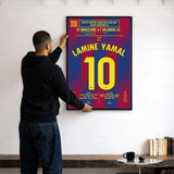 Poster du 2e but de Lamine Yamal - Barcelone vs Villarreal 2026 - Legendary Goals