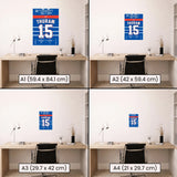 Poster du 2e but de Lilian Thuram - France vs Croatie 1998 - Legendary Goals