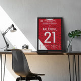 Poster du 2e but de Maghnes Akliouche – AS Monaco vs Olympique de Marseille 2023 - Legendary Goals