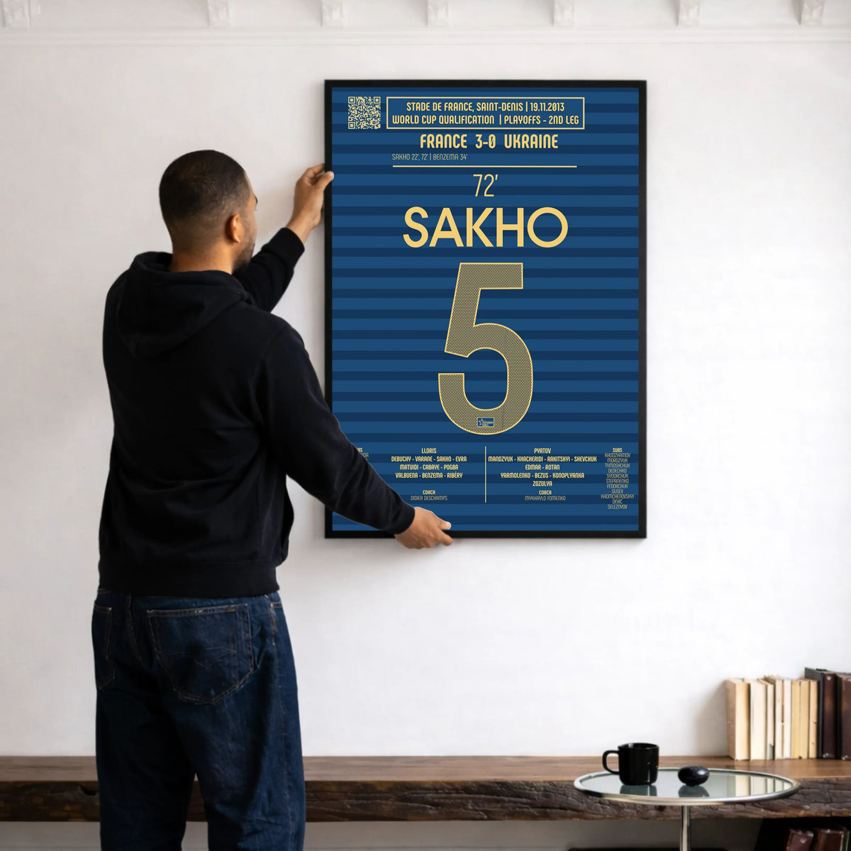 Poster du 2e but de Mamadou Sakho - France vs Ukraine 2013 - Legendary Goals