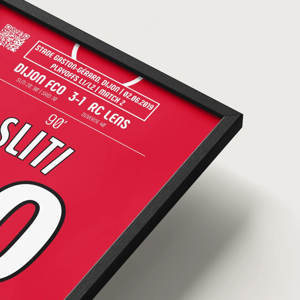Poster du 2e but de Naïm Sliti - Dijon vs Lens 2019 - Legendary Goals