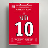 Poster du 2e but de Naïm Sliti - Dijon vs Lens 2019 - Legendary Goals