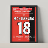 Poster du 3e but d’Olivier Monterrubio - Rennes vs Monaco 2001 - Legendary Goals