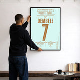 Poster du 3e but d’Ousmane Dembélé - Norvège vs France 2026 - Legendary Goals