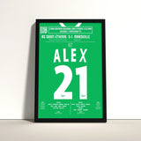 Poster du 4e but d’Alex Dias – ASSE vs OM 1999 - Legendary Goals