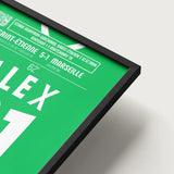 Poster du 4e but d’Alex Dias – ASSE vs OM 1999 - Legendary Goals