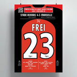 Poster du 4e but de Frei – Rennes vs Marseille 2004 - Legendary Goals