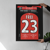 Poster du 4e but de Frei – Rennes vs Marseille 2004 - Legendary Goals